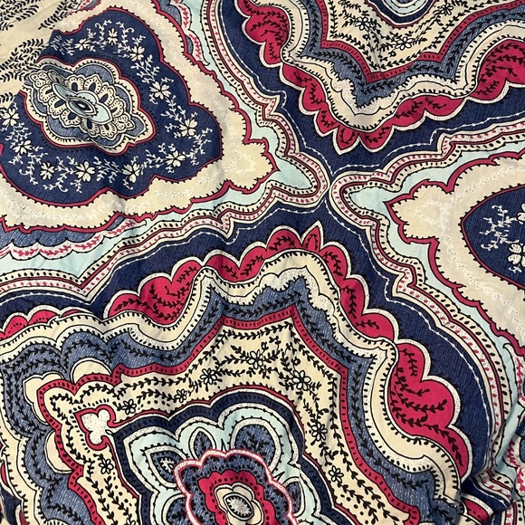 queen comforter Paisley and floral reversible - Picture 6 of 6